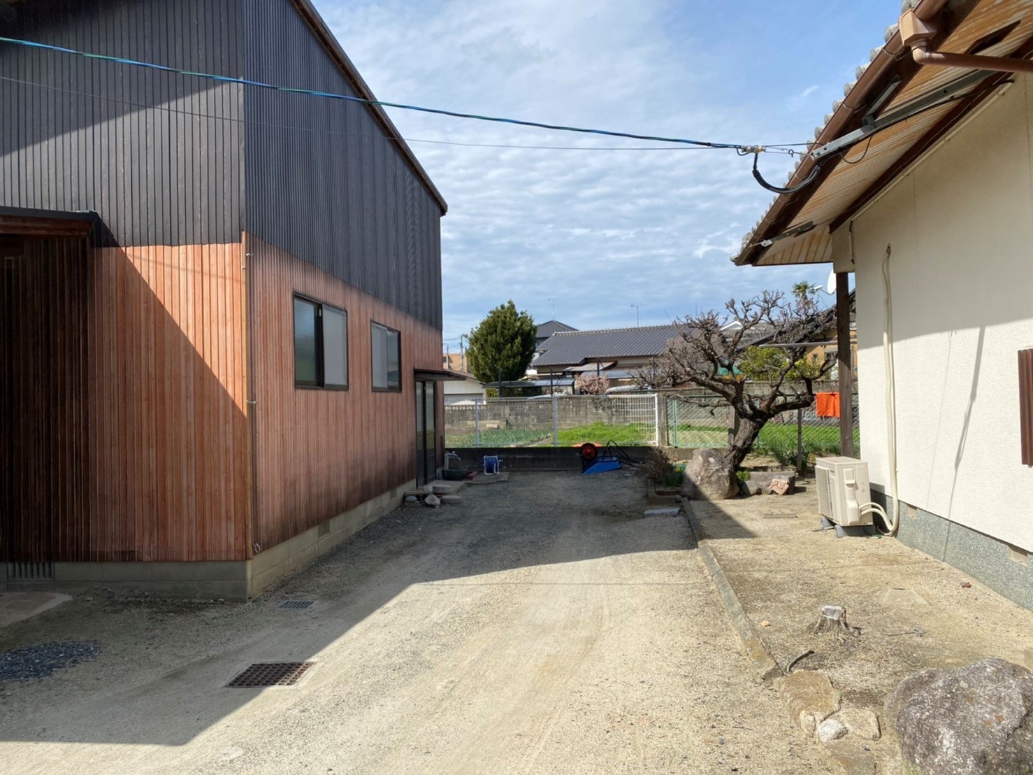 家から出入りする際 雨に濡れないようにしたい リフォーム事例 Nissho 旧 日昭アルミ工業