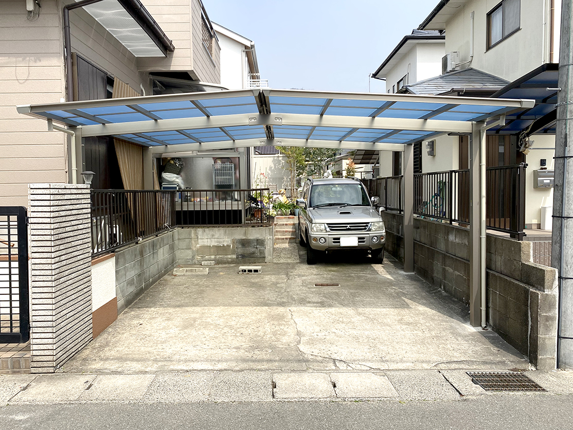 カーポート リフォーム事例 Nissho 旧 日昭アルミ工業