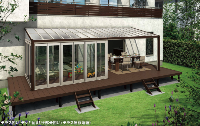 【施工事例】YKK AP「ソラリア テラス部分囲い」 | スタッフblog | Nissho